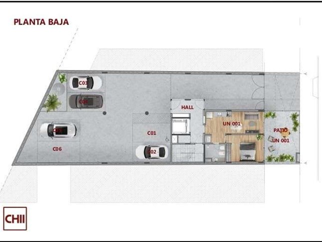 Venta apartamento 1 dormitorio, gran patio, Pocitos Charrua II, cerca Colegio Alemán! — foto 2